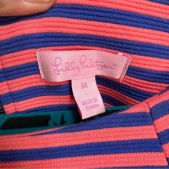 Lilly Pulitzer Charlene shift dress navy and coral - Picture 6 of 7